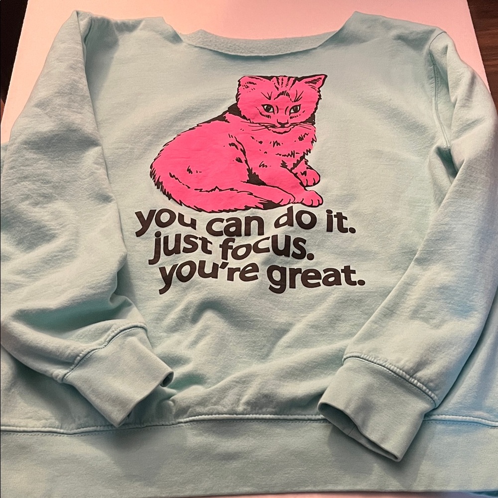 Gen Z Cat Sweatshirt